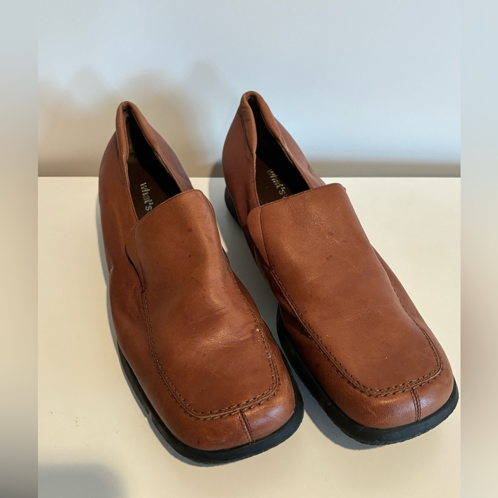 What's What brown leather shoe 8.5